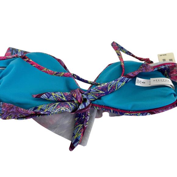 Aeropostale Bikini Bandeau Removable Halter Strap Swim Top NWT - Picture 5 of 9